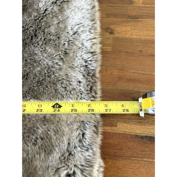 Restoration Hardware Faux Fur Pillow Cover Soft Plush RH Rectangular 26.5" X 15" - Picture 6 of 13